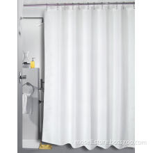 100% Polyester Jacquard Fabric Waterproof Shower Curtain